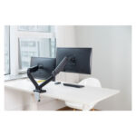 Soporte para monitor de 32 pulgadas Techly negro de escritorio, modelo ICA-LCD 462B