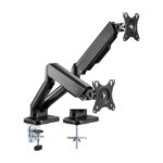 Soporte para monitor de 32 pulgadas Techly negro de escritorio, modelo ICA-LCD 462B