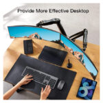 Soporte para monitor de 32 pulgadas Techly negro de escritorio, modelo ICA-LCD 462B