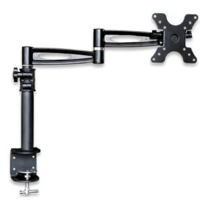 Techly soporte para monitor ICA-LCD 502BK, compatible con pantallas de hasta 27 pulgadas, color negro