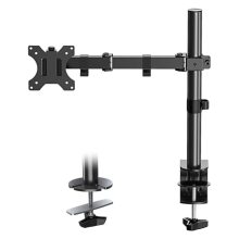 Imagen del soporte para monitor de escritorio Techly ICA-LCD 503BK en color negro, adecuado para monitores de hasta 32 pulgadas. SKU: ICA-LCD 503BK