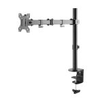 Imagen del soporte para monitor de escritorio Techly ICA-LCD 503BK en color negro, adecuado para monitores de hasta 32 pulgadas. SKU: ICA-LCD 503BK