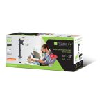 Soporte para monitor de escritorio Techly ICA-LCD 510BK, compatible con monitores de hasta 32 pulgadas, color negro, SKU ICA-LCD 510BK