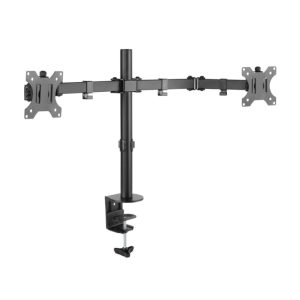 Soporte para monitor Techly ICA-LCD 582-D, 32 pulgadas, color negro, para escritorio