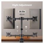 Soporte para monitor Techly ICA-LCD 582-D, 32 pulgadas, color negro, para escritorio