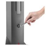 Soporte para monitor Techly ICA-LCD G27, ideal para pantallas de 33 cm (13 pulgadas) en color negro y rojo