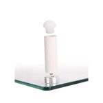 Soporte para monitor de escritorio Techly ICA-MS 461, transparente, ajustable para monitores de hasta 32 pulgadas