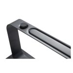 Soporte para monitor de escritorio Techly ICA-MS 600TY en color negro con capacidad de ajuste de altura y manejo de cables, SKU ICA-MS 600TY