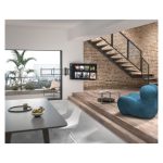 Soporte para TV Techly ICA-PLB 060M, compatible con televisores de hasta 190,5 cm (75 pulgadas), color negro, ajuste completo, SKU ICA-PLB 060M