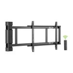 Soporte para TV Techly ICA-PLB 060M, compatible con televisores de hasta 190,5 cm (75 pulgadas), color negro, ajuste completo, SKU ICA-PLB 060M