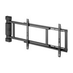 Soporte para TV Techly ICA-PLB 060M, compatible con televisores de hasta 190,5 cm (75 pulgadas), color negro, ajuste completo, SKU ICA-PLB 060M