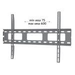 Soporte para TV Techly ICA-PLB 132L2 compatible con televisores de 65 pulgadas, color negro