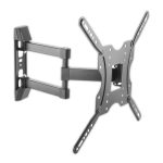 Techly ICA-PLB 136E soporte para TV de hasta 55 pulgadas en color negro, ajustable y robusto