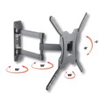 Techly ICA-PLB 136E soporte para TV de hasta 55 pulgadas en color negro, ajustable y robusto