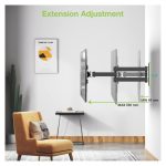 Soporte Techly ICA-PLB 136M para TV de 55 pulgadas, robusto y negro, SKU ICA-PLB 136M