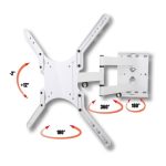 Techly ICA-PLB 136MW soporte para TV de 55 pulgadas en color blanco con capacidad de ajuste a pared, SKU ICA-PLB 136MW