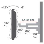 Techly ICA-PLB 171L soporte para TV 65 pulgadas color negro, ajuste universal por SKU ICA-PLB 171L
