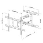 Techly ICA-PLB 171L soporte para TV 65 pulgadas color negro, ajuste universal por SKU ICA-PLB 171L