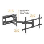 Techly ICA-PLB 490 soporte para TV de 2,03 metros (80 pulgadas) en color negro, SKU: ICA-PLB 490