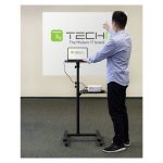 Techly soporte para ordenador portátil, color negro ajustable, modelo ICA-TB TPM-10