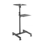 Techly soporte para ordenador portátil, color negro ajustable, modelo ICA-TB TPM-10