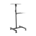 Techly soporte para ordenador portátil, color negro ajustable, modelo ICA-TB TPM-10