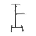 Techly soporte para ordenador portátil, color negro ajustable, modelo ICA-TB TPM-10