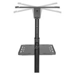 Techly soporte para ordenador portátil, color negro ajustable, modelo ICA-TB TPM-10