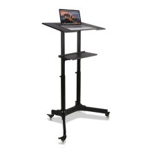 Soporte para ordenador portátil Techly ICA-TB TPM-1BK en color negro, ajustable para mayor comodidad y ergonomía
