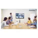 Soporte para pantalla de señalización Techly ICA-TR10, compatible con pantallas de 27 pulgadas, color plata