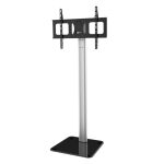 Soporte de TV Techly ICA-TR11 ajustable en negro y plata para pantallas de hasta 70 pulgadas. SKU: ICA-TR11