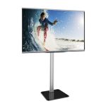 Soporte de TV Techly ICA-TR11 ajustable en negro y plata para pantallas de hasta 70 pulgadas. SKU: ICA-TR11