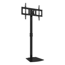 Soporte para TV Techly ICA-TR12 de 70 pulgadas, color negro, ajuste de altura, SKU ICA-TR12