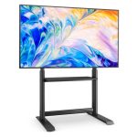 Soporte para TV Techly ICA-TR130BK en color negro con ajustabilidad para pantallas de 2,18 metros o 86 pulgadas. SKU: ICA-TR130BK