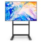 Soporte para TV Techly ICA-TR130BK en color negro con ajustabilidad para pantallas de 2,18 metros o 86 pulgadas. SKU: ICA-TR130BK