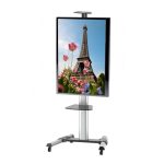 Soporte para pantalla de señalización de 70 pulgadas de Techly, modelo ICA-TR15 en color Plata. SKU ICA-TR15.