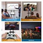 Soporte Techly ICA-TR16T para pantalla de señalización de 70 pulgadas, color negro, SKU ICA-TR16T