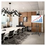 Soporte Techly ICA-TR16T para pantalla de señalización de 70 pulgadas, color negro, SKU ICA-TR16T