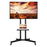 Soporte Techly ICA-TR16T para pantalla de señalización de 70 pulgadas, color negro, SKU ICA-TR16T