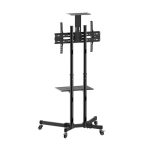 Soporte Techly ICA-TR16T para pantalla de señalización de 70 pulgadas, color negro, SKU ICA-TR16T