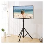 Soporte para pantalla de señalización Techly ICA-TR17T2 de 60 pulgadas en color negro, ideal para montar televisores y monitores grandes con estructura duradera y estable. SKU: ICA-TR17T2