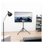 Soporte para pantalla de señalización Techly ICA-TR17T2 de 60 pulgadas en color negro, ideal para montar televisores y monitores grandes con estructura duradera y estable. SKU: ICA-TR17T2