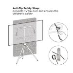 Techly soporte de TV para televisores de 65 pulgadas con acabado en Nuez, modelo ICA-TR18SAM