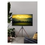 Techly soporte de TV para televisores de 65 pulgadas con acabado en Nuez, modelo ICA-TR18SAM