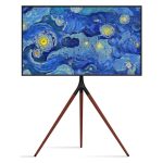 Techly soporte de TV para televisores de 65 pulgadas con acabado en Nuez, modelo ICA-TR18SAM