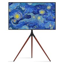 Techly soporte de TV para televisores de 65 pulgadas con acabado en Nuez, modelo ICA-TR18SAM