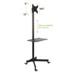 Techly ICA-TR20 soporte para TV de 37 pulgadas, color negro, compatibilidad universal - SKU ICA-TR20