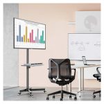 Soporte para TV Techly ICA-TR21, apto para televisores de 55 pulgadas, color negro, modelo ICA-TR21