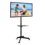 Soporte para TV Techly ICA-TR21, apto para televisores de 55 pulgadas, color negro, modelo ICA-TR21