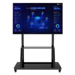 Techly ICA-TR30, soporte de 2,54 m para pantalla de señalización de 100 pulgadas en color negro, SKU: ICA-TR30